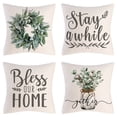 thumbnail image 6 of Zainafacai Throw Pillows Linen Hug Pillowcar Cover Sofa Cushion Cushion Sofa 18X18 Inches Household Supplies B-Z01, 6 of 6