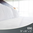 thumbnail image 3 of DMI King Waterproof Mattress Protector, Fitted, Noiseless & Breathable, 78" x 80", White, 3 of 4