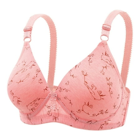 zuwimk Strapless Bras For Women Women s Matilda Unlined Plunge Underwire Bra with J-Hook Watermelon Red S