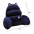 thumbnail image 6 of Taosunzt Bed Rest Reading Pillow with Arm Support Zipper Design Super Soft Fully Filled Backrest Support Sofa Couch Pillow Cushion Green, 6 of 13