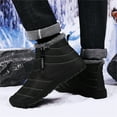 thumbnail image 6 of LASUDRAA Mens Barefoot Winter Boots Water-Resistant Slip-Resistant Hiking Snow Shoes Lightweight Warm Ankle-High Boots, Wide Toe Box,Trails & Everyday Wear, 6 of 8