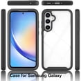 thumbnail image 2 of Case for Galaxy A05S,Slim Full-Body Rugged Stylish Protective Clear Back Hybrid 3-in-1 Case with Built-in Screen Protector Phone Case for Samsung Galaxy A05S (Rose), 2 of 6