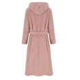 thumbnail image 5 of Hooded Fleece Robe Womens Belted Soft Long Plush Bathrobe Lounge Winter Warm Fuzzy Robes Nightgowns with Pockets, 5 of 6