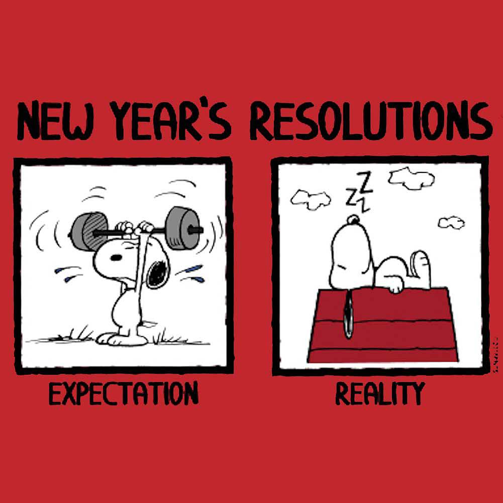 Resolutions expectations vs reality