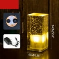 thumbnail image 3 of Night Light Crystal Light Crystal Night Light Bar Desk Lamp LED Rechargeable Crystal Lamp Restaurant Ktv Bedside Lamp Small Night Light Decorative Table Lamp, 3 of 3
