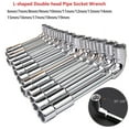 thumbnail image 2 of MYG Double-head Casing Pipe Socket Wrench L-shaped Perforated Elbow 7-Shaped Hex, 2 of 6