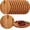 10, variant on PETGLE 6 Pack 10" Acacia Wooden Round Cutting Boards Bulk 0.6 Inch Thick Round Charcuterie Board Smooth Surface Multipurpose Chopping Serving Tray for Pizza Fruit Vegetables Bread