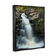 thumbnail image 3 of Stupell Peaceful Waterfall Splashing Rocks Landscape Photography Black Floater Framed Art Print Wall Art, 3 of 6