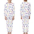 thumbnail image 3 of DISNIMO Dog Paw Pajamas Set for Kids Boys Pj Sets 2 Piece Long for Kids Boys Size 11-12 Long Sleepwear Sets for Children Boys girls Crewneck sleep wear set, 3 of 7