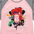 thumbnail image 3 of Big Hero 6 - Toddler And Youth Girls Raglan Graphic T-Shirt, 3 of 5