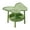 Green, variant on Side Table 2-Tier Butterfly Shaped Multifunctional Side Table Modern Storage End Table with Layered Shelf - Compact Coffee Table Bedside Table Study Desk for Living Room Bedroom Office End Table