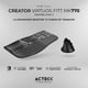 thumbnail image 3 of Kit Teclado y Mouse Acteck VIRTUOS FITT MK770 Inalambrico USB-C Negro, 3 of 6