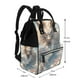 thumbnail image 2 of Easygdp Cool Cloud White Dragon para Bolsa de Bebé de Gran Capacidad con Múltiples Bolsillos, Bolsa de Pañales para Padres, Bolsa de Viaje Organizada y Elegante, 2 of 6