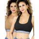 thumbnail image 1 of Set de 2 Bras Mujer Unitalla Con Copas Push Up Peto Medio Comodidad Sin Varilla, 1 of 5