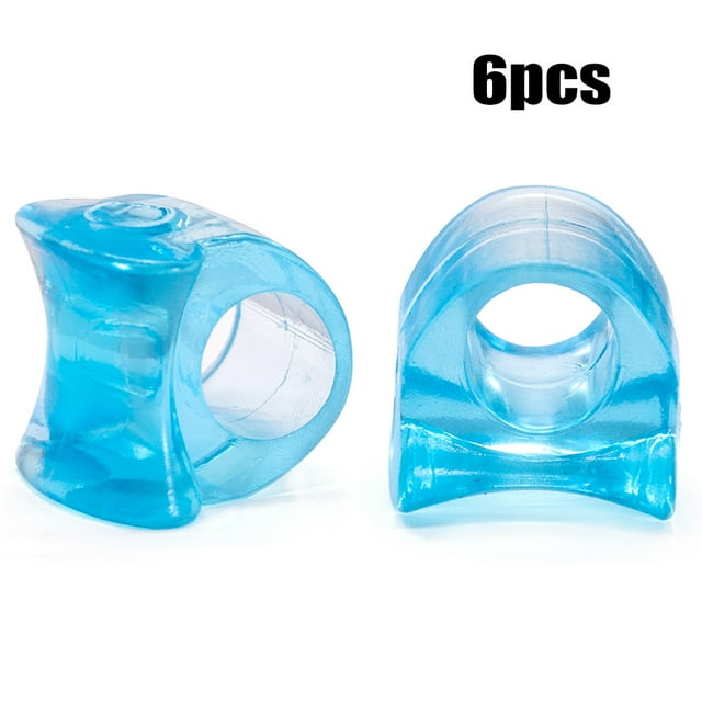 3 pares de separadores de dedos de gel de silicona para juanetes, corrector de pulgar, herramienta para el cuidado de los pies.