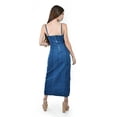 thumbnail image 3 of Vestido largo de mezclilla con abertura Roman Fashion /Juvenil, 14132 (Azul medio) azul CH, 3 of 5