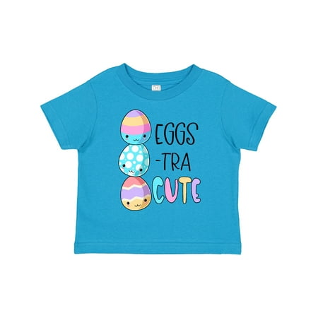

Inktastic Eggs-tra Cute Fun Easter Eggs Gift Toddler Boy or Toddler Girl T-Shirt
