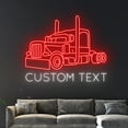 thumbnail image 4 of Handmadetneonsign Semi Truck Neon Sign, Semi Truck Led Sign, Truck Led Light, Truck Neon Light, 4 of 5