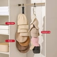 thumbnail image 7 of Callipe Hat Organizer Baseball Cap Rack with 360-Degree Rotating Hook Foldable Design Multi-Functional Organizer Cap Display Holder, 7 of 7