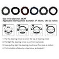 thumbnail image 6 of KRONDO Shering Bling Rhinestones Steering Wheel Cover with Sparkling A0A5 Crystal, 6 of 9