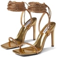 thumbnail image 1 of Steve Madden Womens Uplift Heeled Sandal 6 Gold Rhinestone, 1 of 4