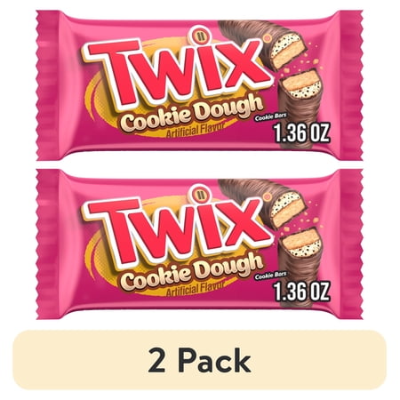 (2 pack) Twix Cookie Dough Milk Chocolate Bars - 1.36 oz