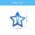 thumbnail image 2 of IFANLANDOR 10pcs Star Snap Hair Barrettes Assorted Color Hair Styling for Children Parties, 2 of 4