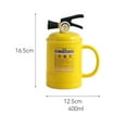 thumbnail image 2 of Fire Extinguisher Style Coffee Mug With Lid And Spoon Funny Ceramic, 2 of 2