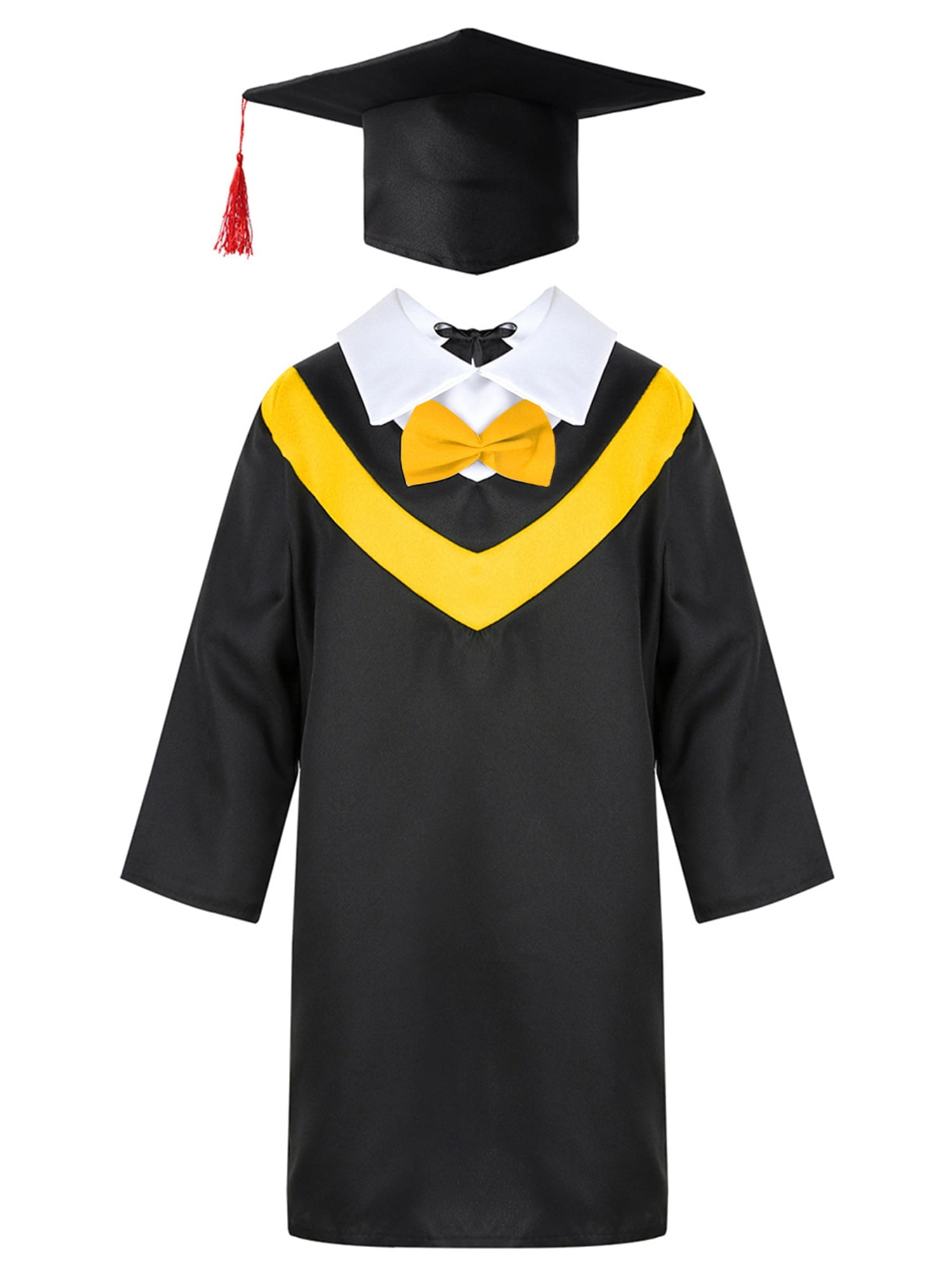 Geyoga Child Size Graduation Caps Black Felt Graduation Caps for  Kindergarten and Preschool Kids Grad Ceremony