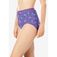 thumbnail image 5 of Comfort Choice Plus Size Full Coverage Stretch Cotton Brief 5 Pack, 5 of 6