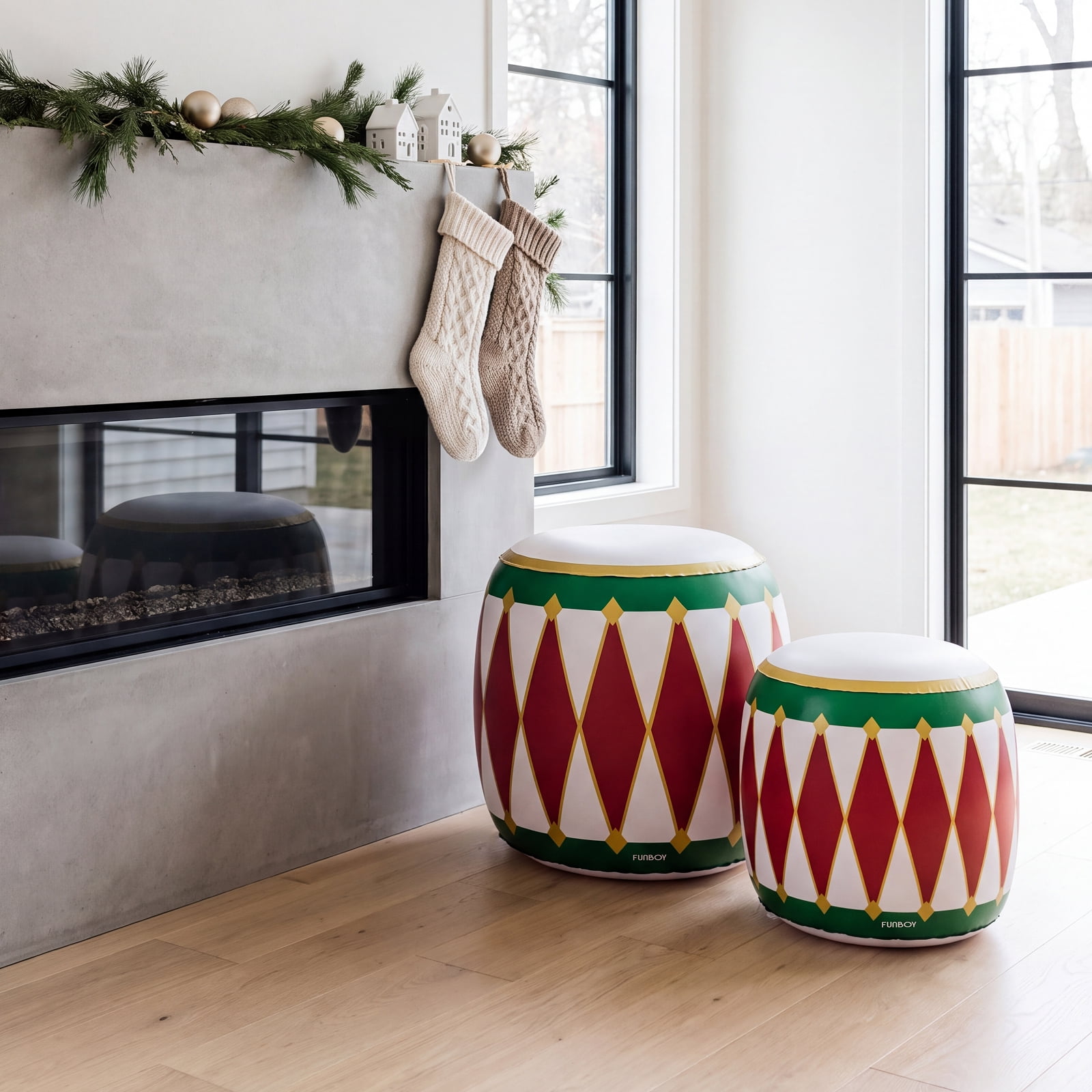 FUNBOY Inflatable Holiday Drums Indoor/Outdoor Decorations