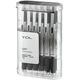 thumbnail image 3 of TUL GL1 Retractable Gel Pen, Needle Point, 0.7 mm, Gray Barrel, Black Ink, Pack Of 12, 3 of 4