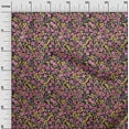 thumbnail image 3 of oneOone Silk Tabby Black Fabric Floral Craft Projects Decor Fabric Printed By The Yard 42 Inch Wide, 3 of 4
