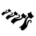 thumbnail image 3 of Decoración de pared, espejo con forma de gato, fondo de pared, decoración, calcomanía de pared, máxima confiabilidad, 3 of 12