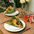 thumbnail image 3 of GZHJMY Sunflower Cloth Napkins Set of 4,Reusable Washable Polyester Dinner Table Napkins for Kitchen,Dining,Restaurant,Party Decoration, 3 of 7