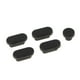 thumbnail image 4 of 5 tapones de silicona antipolvo para el puerto de carga de ordenadores portátiles y Mac Negro, 4 of 6