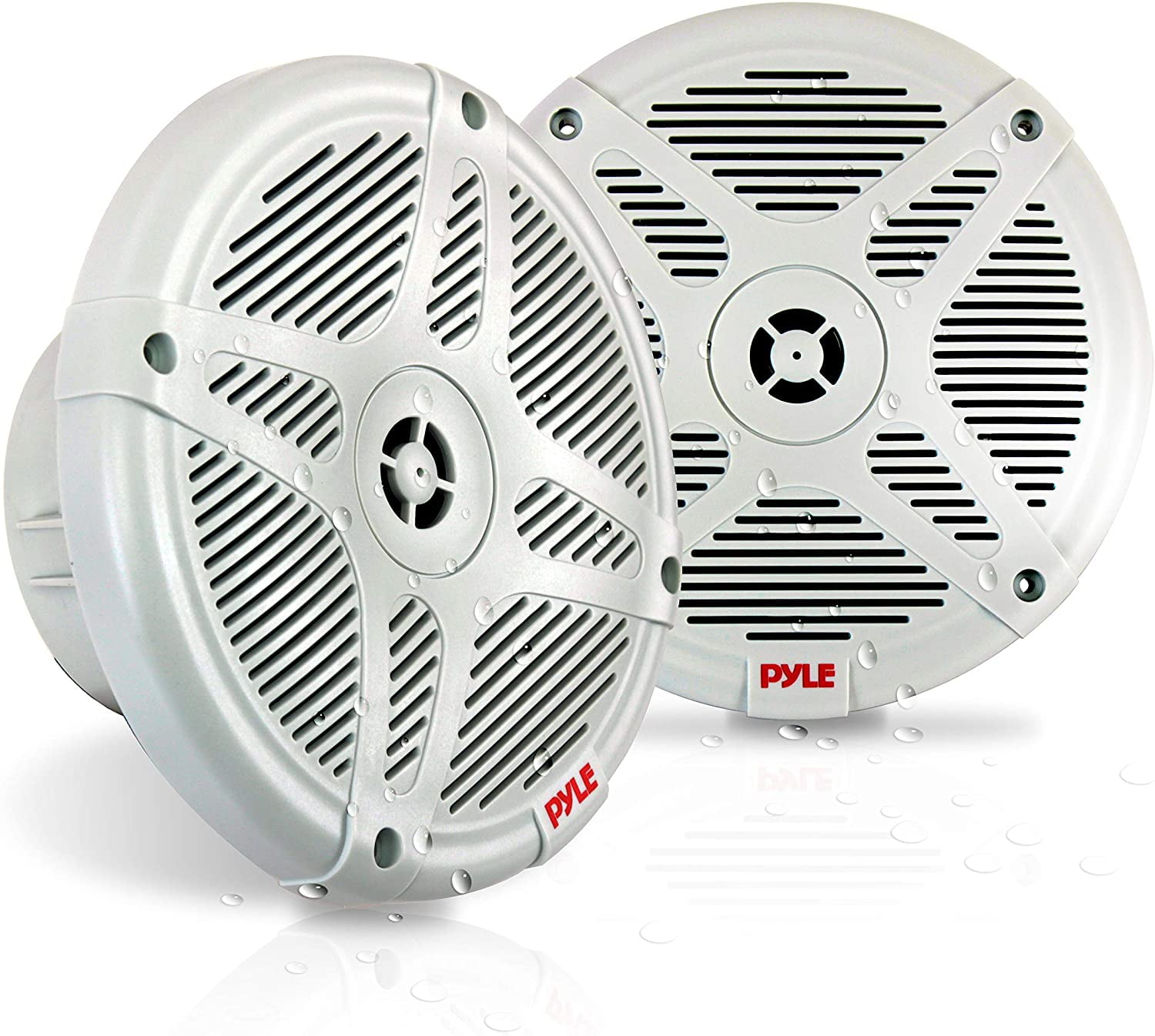 Pyle 6.5 Inch Marine Speakers (Pair) 2Way IPX4 Waterproof and