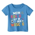 thumbnail image 1 of Vêtements pour Filles Col Rond Imprimé Manches Courtes Chemises d'Été pour Filles Taille 4-5 Ans Mode Filles, 1 of 2