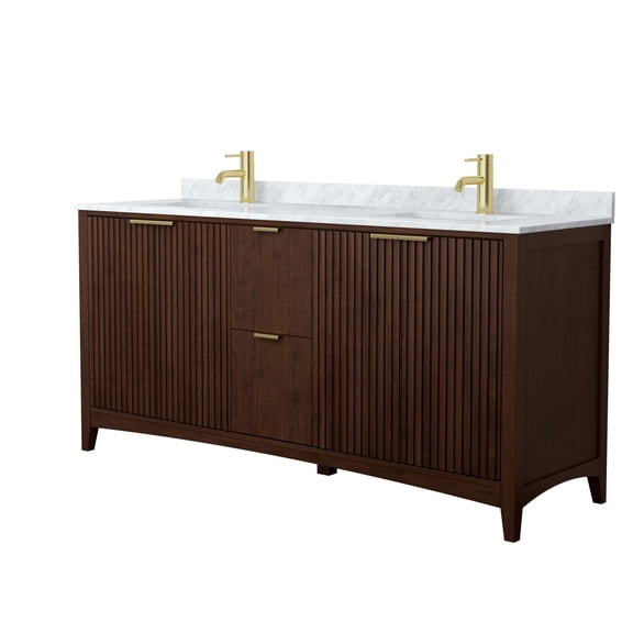 Wyndham Collection WCF919172DDDCMUNSMXX Palmilla 72" Free Standing Double Basin Vanity Set