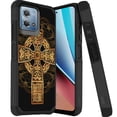 thumbnail image 1 of DALUX MetKase Hybrid Slim Phone Case Cover Compatible with Motorola Moto G Stylus 5G (2023) - Antique Cross, 1 of 3