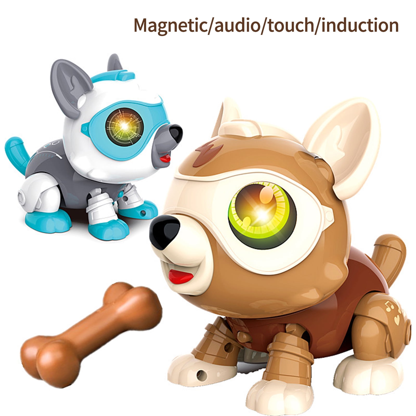 ACCEDE Smart DIY Robot Dog Animals Toy for Kids Smart Puppy Interactive