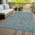 thumbnail image 6 of Addison Rugs Chantille Indoor/Outdoor Transitional Geometric Gray Washable Rectangle Rug, 5' x 7'6", 6 of 6