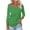 Green, variant on Women's Square Neck Fitted 3/4 Length Sleeve Casual T Shirts for Women, Stretchy Slim Fit Basic Tops for Women Trendy, Soft Solid Color Tshirts Shirts for Women for Daily Casual Wear