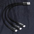 thumbnail image 6 of SIEYIO One to Three Nylon Braided Data Cable 5A Super Fast-charging Cord Extension Wire, 6 of 19