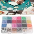 thumbnail image 4 of Clay Beads, 250 Letter Beads Clay Bead Kit DIY String Hole  For Jewelry Making, 4 of 8
