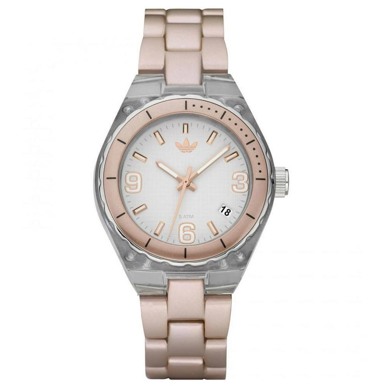 Adidas rose gold watch deals