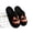 Black, variant on Jack O Lantern Slippers, Pumpkin House Shoes, Halloween Jack-O-Lantern Pumpkin Slippers Warm Fuzzy House Shoes Cozy Plush Closed Toe Non Slip Holiday Slippers, Saffron 6.5