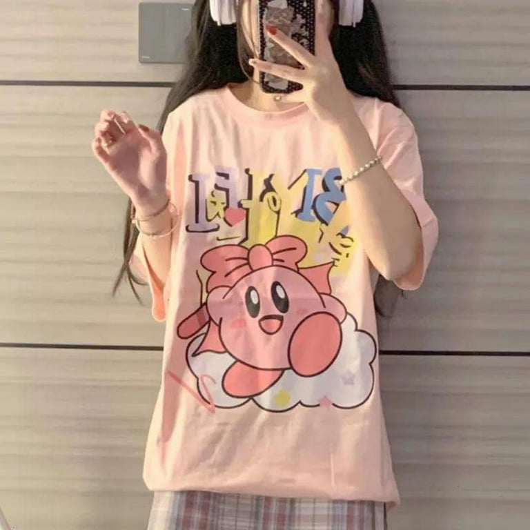 Kawaii Kirby Ins Style Ceramic Mug - Kawaii Fashion Shop  Cute Asian  Japanese Harajuku Cute Kawaii Fashion Clothing