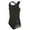 Black, variant on Sporti HydroLast Solid One Piece Swimsuit, High Cut, Unpadded, Athletic (Women’s)