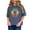 Denim, variant on Vintage Distressed Best Dad By Par Golf, Flo Blue Comfort Colors T-Shirt, Large